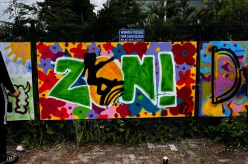 Graffiti kinderopvang ZON!